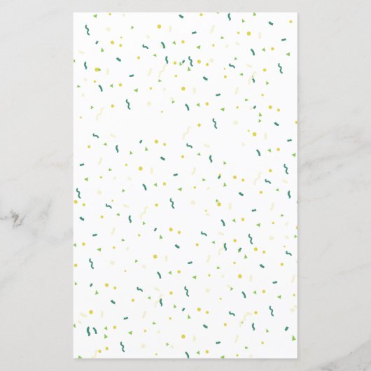 セントパトリックの赤ちゃんシャワーゲーム 赤ちゃん予測 (裏面)