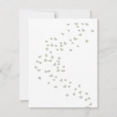 セントパトリックの赤ちゃんシャワー予想ゲーム招待状 招待状 (裏面)