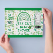 セントパトリックの赤ちゃんシャワー好意チップバッグラッパー チラシ (手)