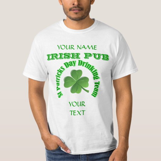 セントパトリックの飲み会 Tシャツ (正面)