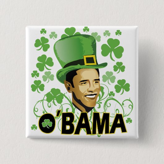 セントパトリックのO'Bama 2009年 缶バッジ (正面)