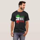 セントパトリックはシャムロイタリアンックイタリア国旗 Tシャツ (正面フル)