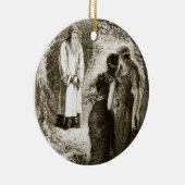 セントパトリックはFochlutの木のヴァージンによって会いました、 セラミックオーナメント (右)