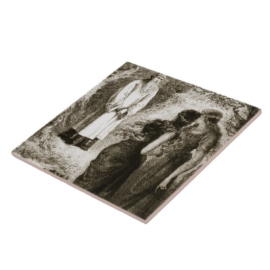 セントパトリックはFochlutの木のヴァージンによって会いました、 タイル (側面)