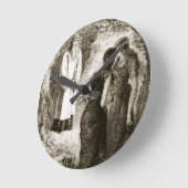 セントパトリックはFochlutの木のヴァージンによって会いました、 ラウンド壁時計 (傾斜)