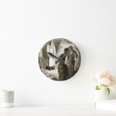 セントパトリックはFochlutの木のヴァージンによって会いました、 ラウンド壁時計 (ホーム)