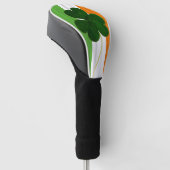 セントパトリックアイルランドのシャムロックのクローバーのアイルランド人の旗 ゴルフヘッドカバー (アングル)