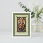 セントパトリックアイルランド恵みデジタルアートポストカード ポストカード (スタンド正面)