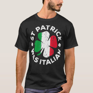 セントパトリックイタリアンはシャムロックイタリア国旗(2) Tシャツ