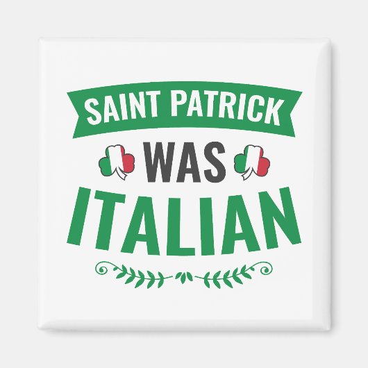 セントパトリックイタリアンズSt patricks day マグネット (正面)