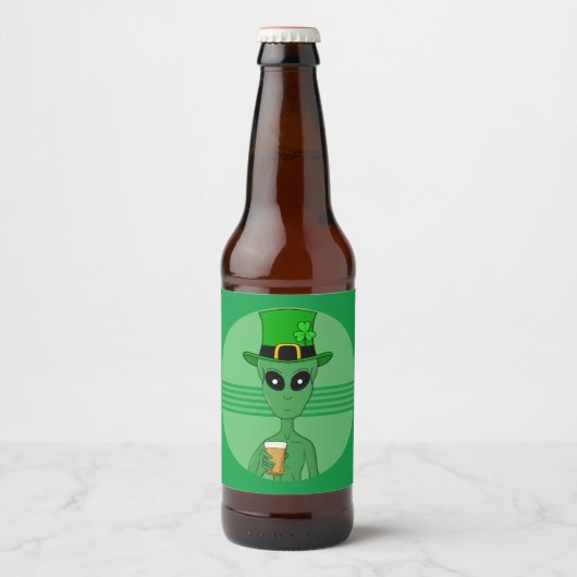 セントパトリックエイリアン ビールラベル (正面)