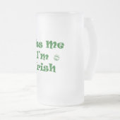 セントパトリックスカスタム16ozフロストマグ フロストグラスビールジョッキ (正面右)