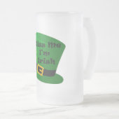 セントパトリックスカスタム16ozフロストマグ フロストグラスビールジョッキ (正面右)