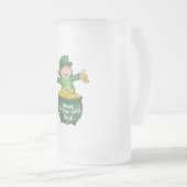 セントパトリックスカスタム16ozフロストマグ フロストグラスビールジョッキ (正面右)