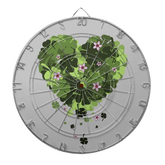 セントパトリックスクローバーハート ダーツボード (正面)