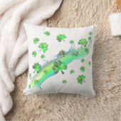 セントパトリックスデイシャームロックデザイン クッション (ブランケット)