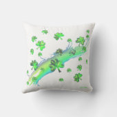 セントパトリックスデイシャームロックデザイン クッション (裏面)