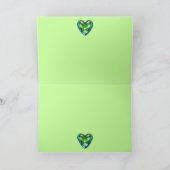 セントパトリックスデイシャームロックハート カード (内部)