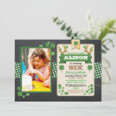 セントパトリックスデイバースデーパーティフォト招待状4 5 6 招待状 (スタンド正面)