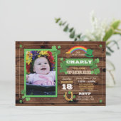 セントパトリックスデイバースデーパーティーフォト招待状1 2 3 招待状 (スタンド正面)