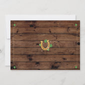 セントパトリックスデイバースデーパーティーフォト招待状1 2 3 招待状 (裏面)