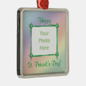 セントパトリックスデイパステルレインボー(フォトフレーム) メタルオーナメント (右)