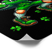 セントパトリックスデイマン遊ズのバドミントン選手チーム ポスター (角)