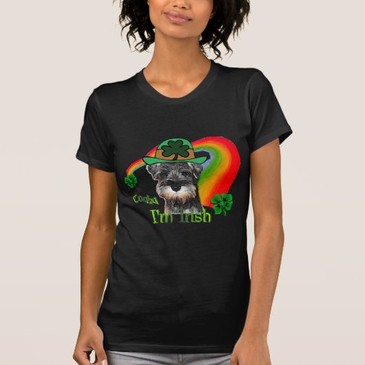 セントパトリックスデイミニシュナウザー Tシャツ (正面)