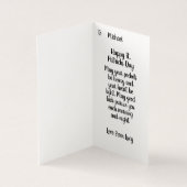 セントパトリックス賛美デイズカード (内部)