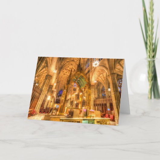 セントパトリックズカテドラルマンハッタンニューヨーク カード (正面)