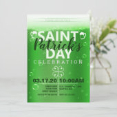 セントパトリックズデイお祝いパーティー 招待状 (スタンド正面)