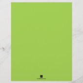 セントパトリックズデイグリーンクローバーパーティーイベントラージ チラシ (裏面)