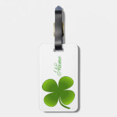 セントパトリックズデイシャムロックサンダーコーブ ラゲッジタグ (裏面縦)