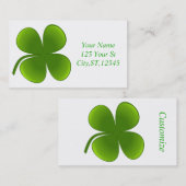 セントパトリックズデイシャムロックサンダーコーブ 名刺 (正面/裏面)