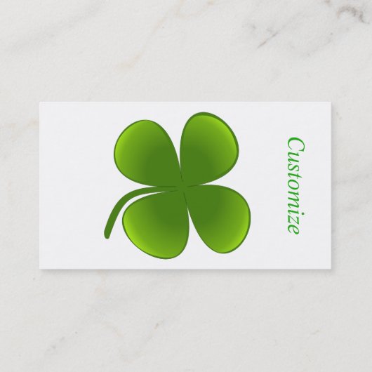 セントパトリックズデイシャムロックサンダーコーブ 名刺 (裏面)