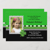 セントパトリックズデイトレンディーフォト招待状 招待状 (正面/裏面)