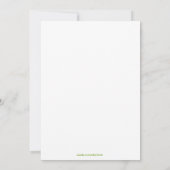 セントパトリックズデイパーティの招待状 招待状 (裏面)