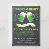 セントパトリックズデイパーティの招待状 招待状 (正面)