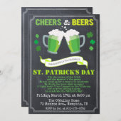 セントパトリックズデイパーティの招待状 招待状 (正面/裏面)