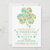 セントパトリックズデイパーティの招待状 招待状 (正面)