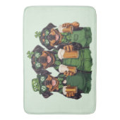 セントパトリックズデイロットワイラードッグス バスマット (正面縦)