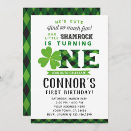 セントパトリックズファースト誕生日招待状 招待状