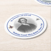 セントパトリックズ#4ラウンド紙コースター ラウンドペーパーコースター (アングル)