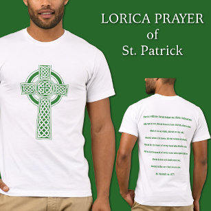 セントパトリックセルティッククロスレリカ祈りの言葉 Tシャツ
