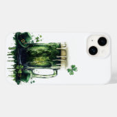 セントパトリックデイのお祝い!ビールのイラスト Case-Mate iPhoneケース (裏面 (横))