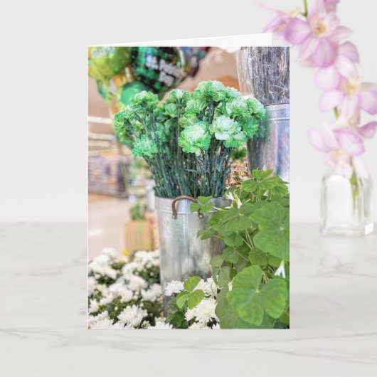 セントパトリックデイのカーネーション カード (蘭)