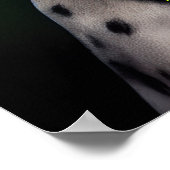 セントパトリックデイのドレスを着たダルメシアン犬 ポスター (角)