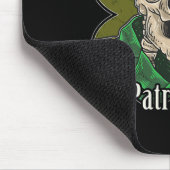 セントパトリックデイスケルトンクローバーおもしろい皮肉 マウスパッド (コーナー)