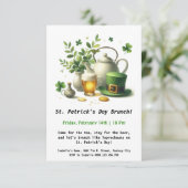セントパトリックデイブランチ – 紅茶、ビール、そしてアイリッシュチャーム 招待状 (スタンド正面)