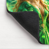 セントパトリックデイ神秘的プリンセスクローバー魔法 マウスパッド (コーナー)